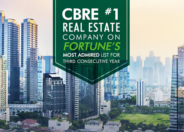 #1 Real Estate Company on Fortune’s Most Admired Company List 2021